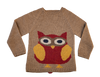 NW601 PEONY OWL SWEATER