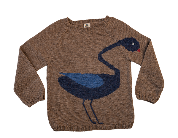 NW604 INDIGO FLAMINGO SWEATER