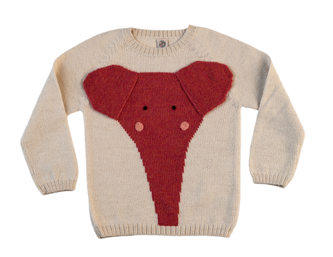 NW627 PEONY CLASSIC ELEPHANT SWEATER