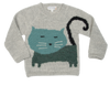 NW730 CLASSIC MINT CAT SWEATER