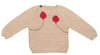 NW174 Balloon sweater red