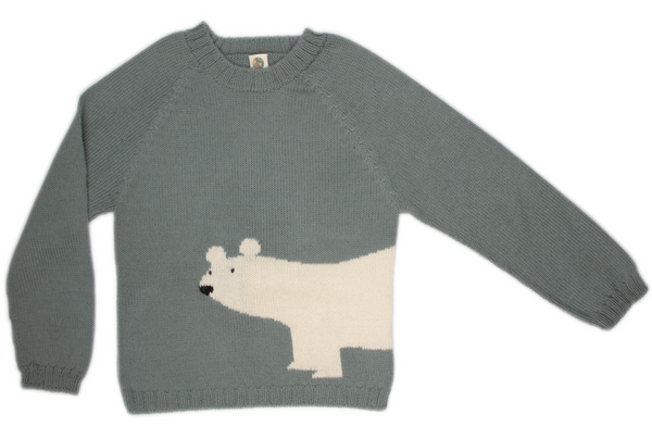 Polar Bear sweater Marine color