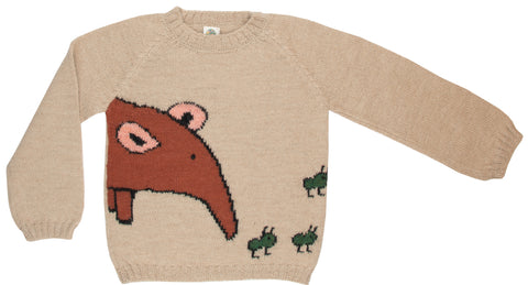 NW305 Ant Bear Beige Sweater
