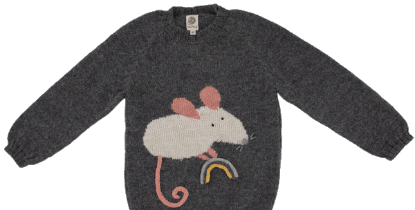 NW413 Grey Mouse Sweater
